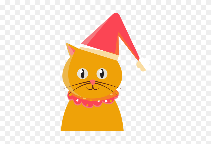 512x512 Sombrero De Navidad Icono De Gato - Icono De Gato Png