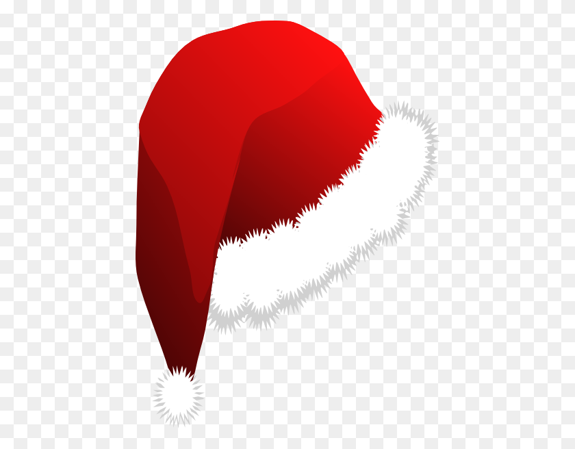 444x596 Christmas Hat Clipart Png - Hat Clipart PNG