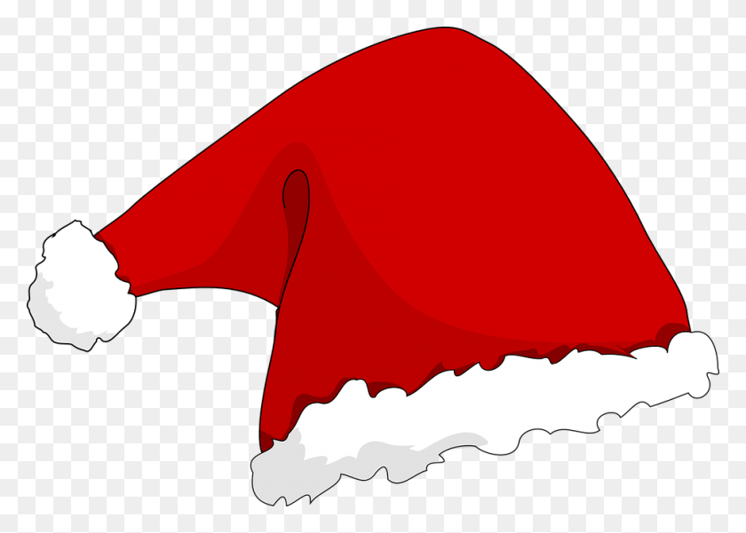 960x667 Christmas Hat Vector Png - Pom Pom Clipart Free