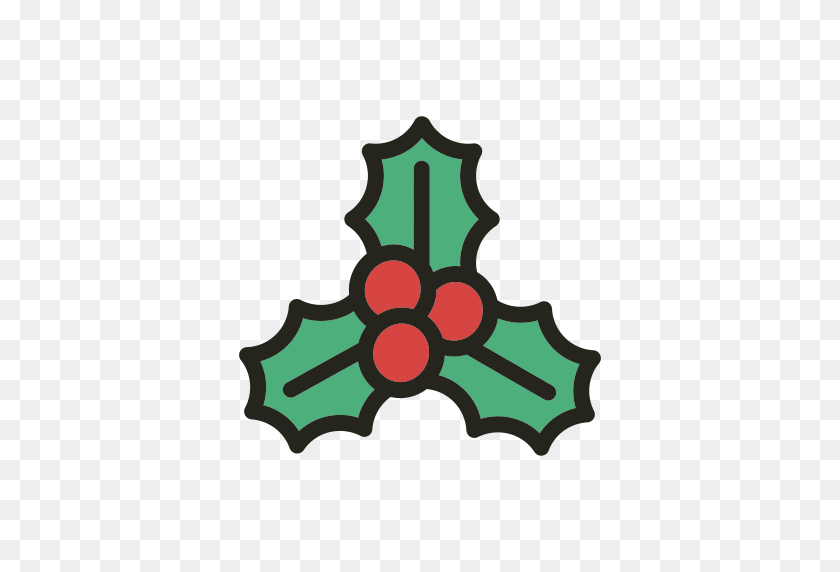 512x512 Christmas, Holidays, Mistletoe Icon - Mistletoe PNG