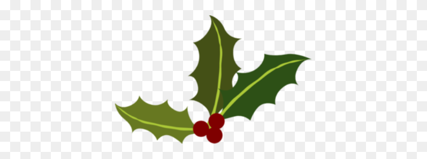 387x254 Christmas Holly Clip Art - Christmas Greenery Clipart