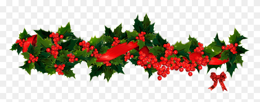 1800x623 Christmas Holly Imágenes Png Descargar Gratis - Christmas Holly Png