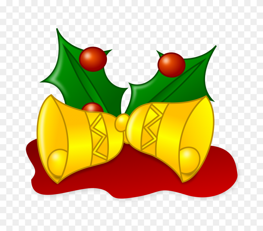2400x2085 Christmas Jingle Bells Png - Bell Clipart