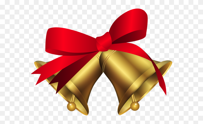 600x454 Christmas Knot Png - Christmas Bell Clipart