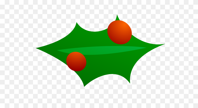 600x400 Christmas Leaf Png - Holly Leaves Clipart