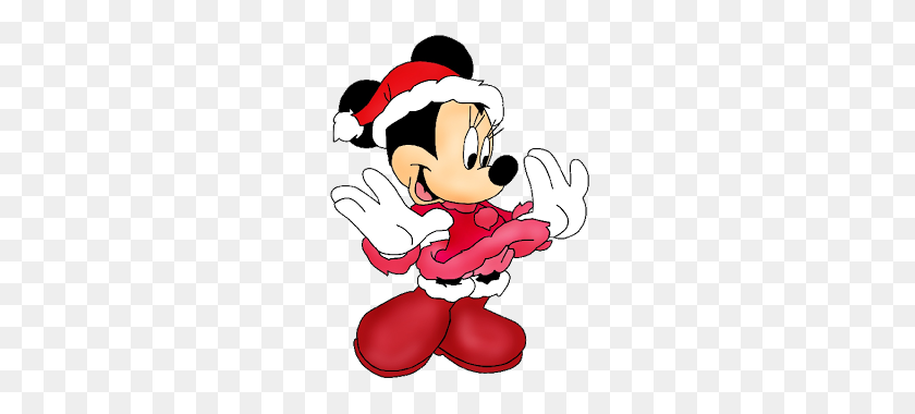 320x320 Christmas Minnie Mouse Clipart - Mickey And Minnie Mouse Clipart
