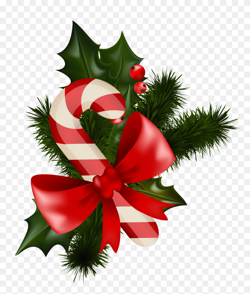 2410x2861 Christmas Mistletoe Clipart - Christmas Candy Cane Clipart