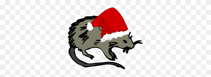 299x249 Christmas Mouse Clip Art - Ferret Clipart