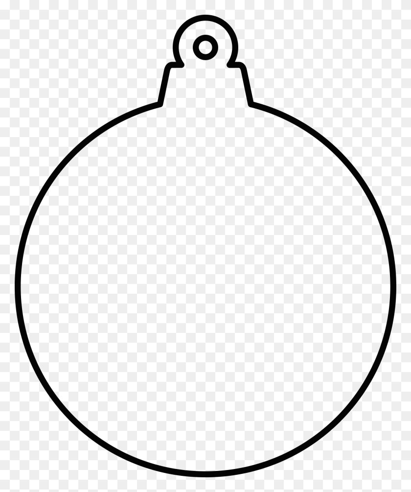 1980x2400 Christmas Ornament Clipart Outline Clip Art Library - Sister Clipart Black And White
