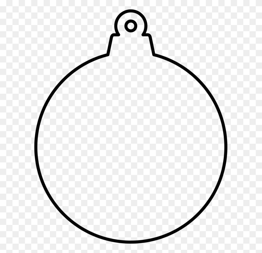 619x750 Christmas Ornament Shape Drawing - Ornament Clipart Black And White