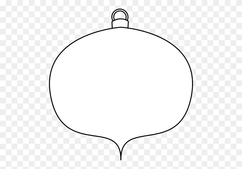 500x528 Christmas Ornaments Clipart Black And White - Mandala Clipart Black And White