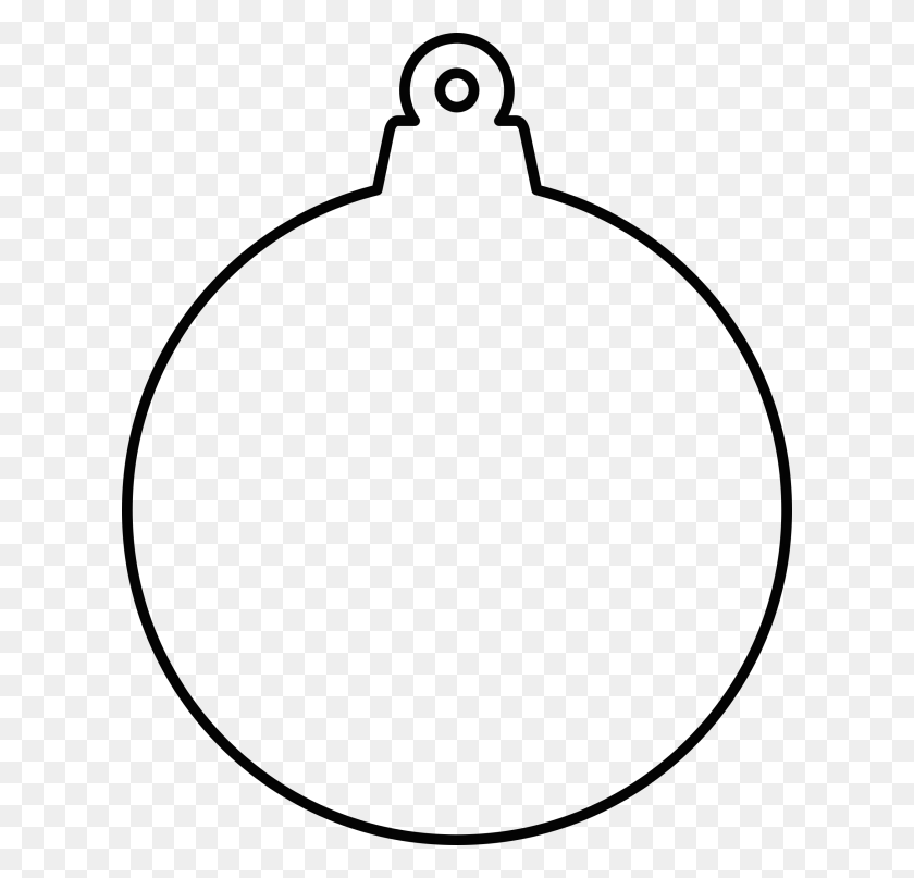 616x747 Christmas Ornaments Clipart Black And White - Christmas Decorations Clipart