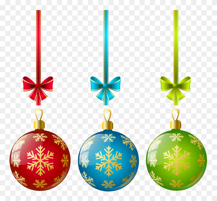 3775x3487 Christmas Ornaments Clipart Images - Earrings Clipart