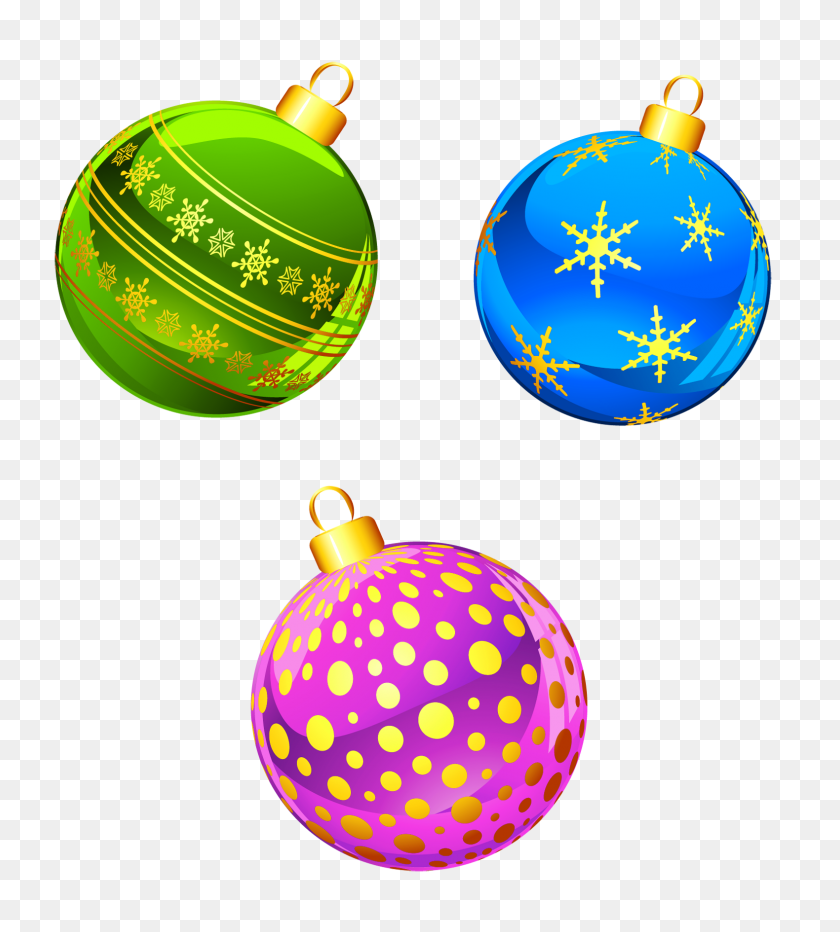 1580x1768 Christmas Ornaments Clipart Vector Free Download - Free Clip Art