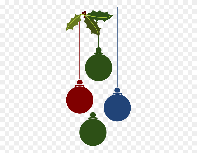 276x592 Christmas Ornaments Png, Clip Art For Web - Christmas Ornaments PNG