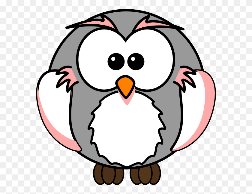 600x585 Christmas Owls Clipart - Christmas Owl Clipart