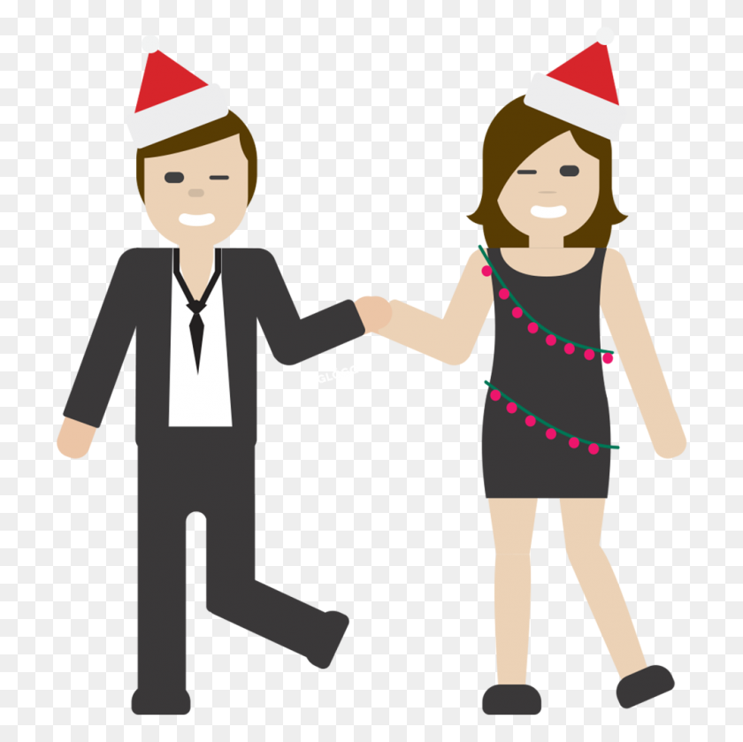 1000x1000 Christmas Party - Party Emoji PNG