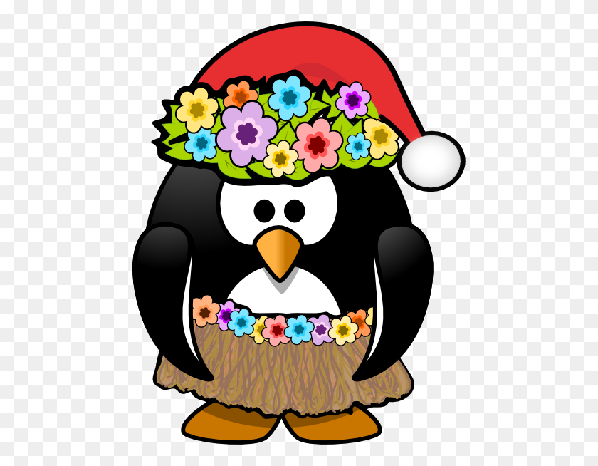 468x594 Рождественский Пингвин Картинки - Рождественский Пингвин Клипарт