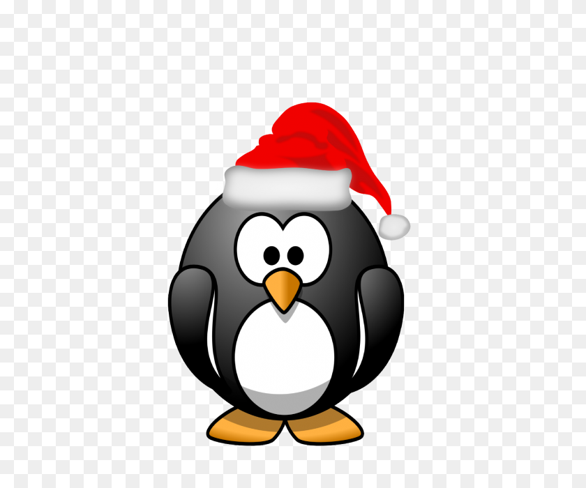 1979x1625 Pingüino De Navidad Clipart - Sombrero De Santa Png Transparente