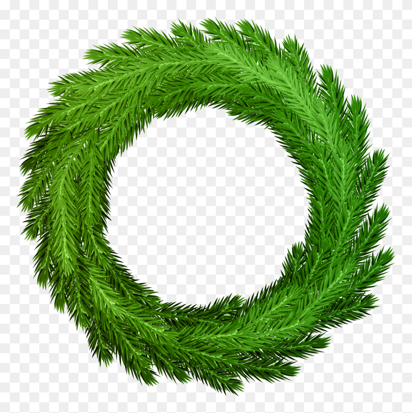 3987x4000 Christmas Pine Wreath Green Transparent Png Gallery - Pine Cone PNG