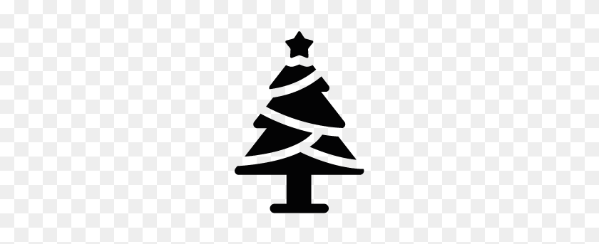 283x283 Christmas Png Black - Christmas Tree PNG Transparent