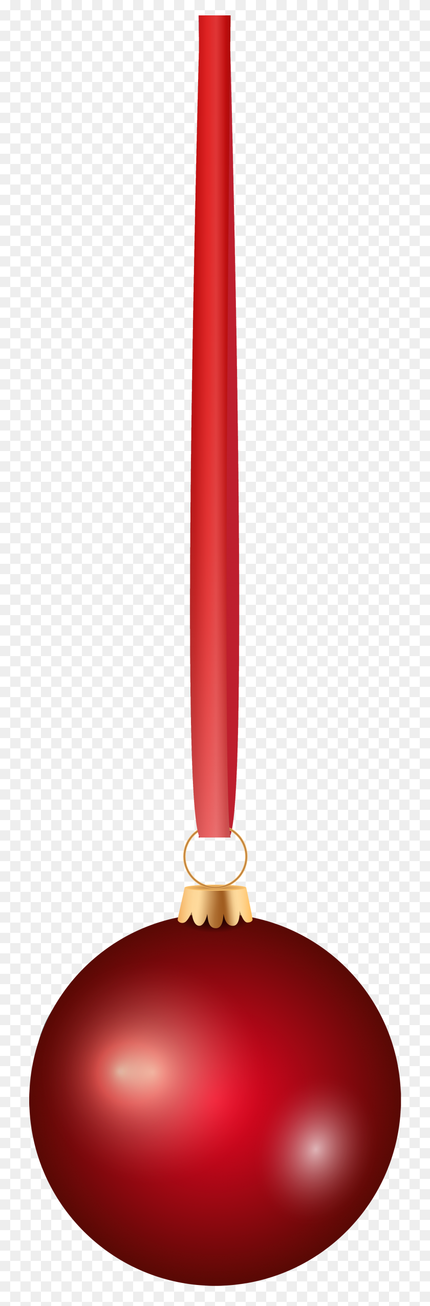 2194x7000 Рождественский Красный Шар Png Клипарт - Красный Шар Png