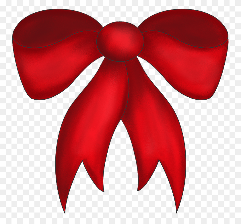 755x720 Christmas Red Bow Clip Art Bow Bow Clip Red Bows Clipartix - Pink Bow Clipart Transparent
