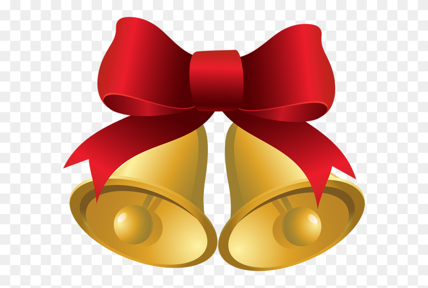 600x505 Christmas Red Ribbon Png - Gold Bow PNG