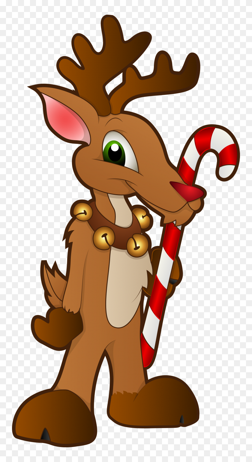 3246x6158 Christmas Reindeer Png Clip Art - Reindeer Clipart PNG