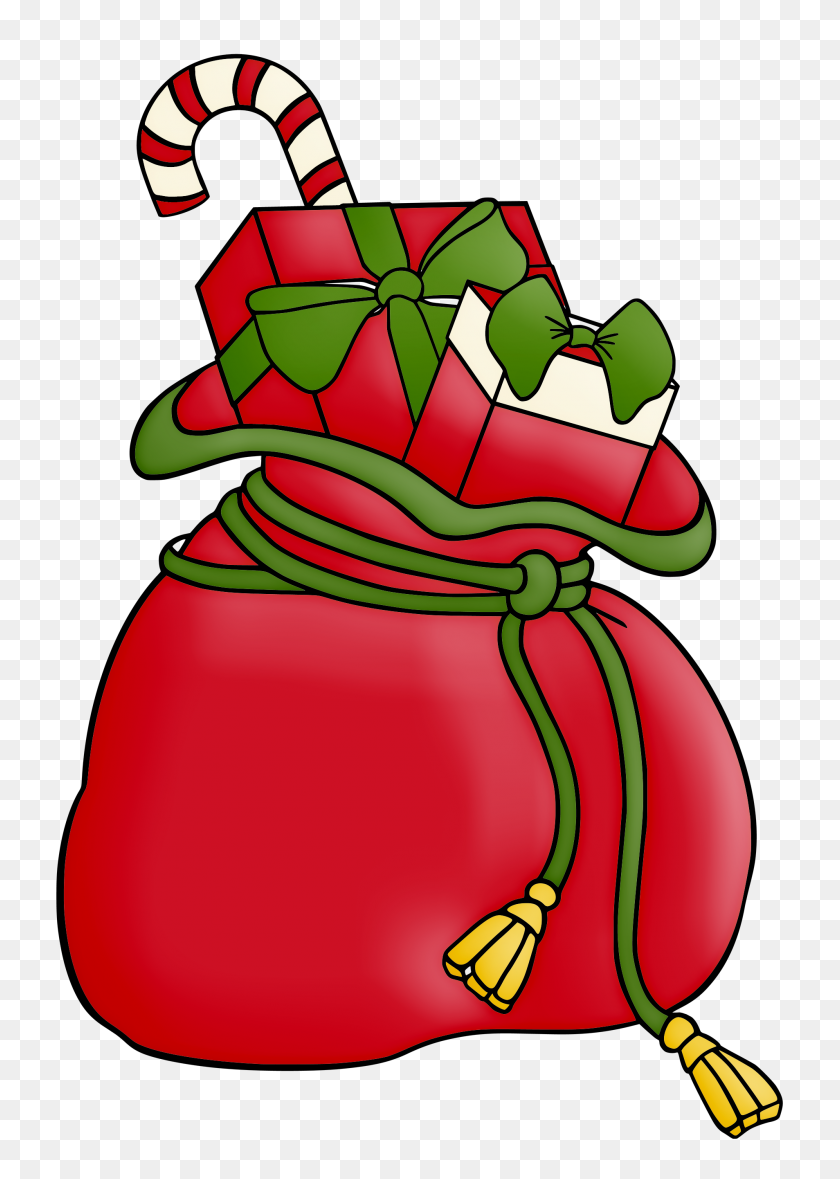 1907x2736 Christmas Sack Clip Art Clip Art - Santa Sack Clipart