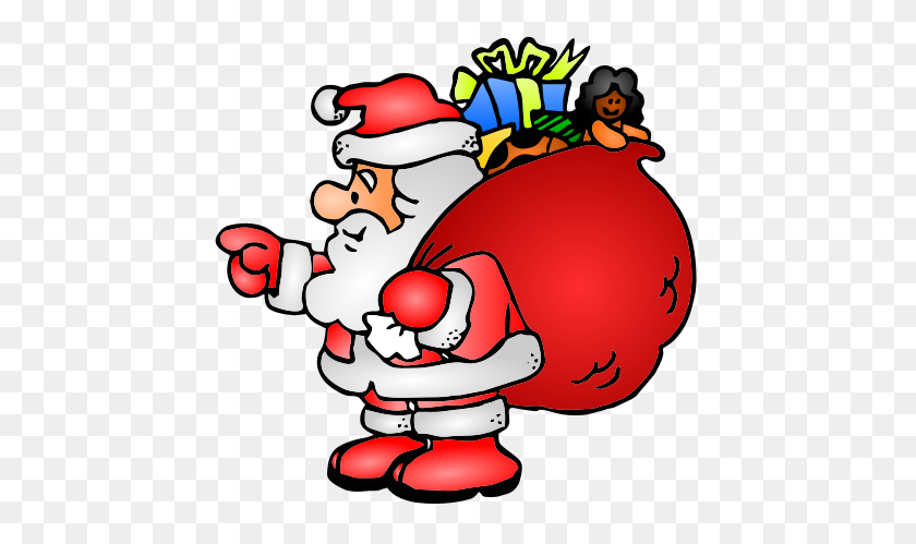 453x439 Christmas Santa Claus Clip Art - Christmas 2016 Clipart