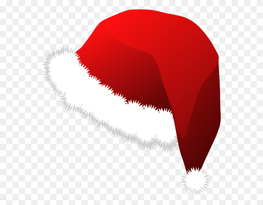 570x595 Christmas Santa Claus Hat Png Transparent Images - Red PNG