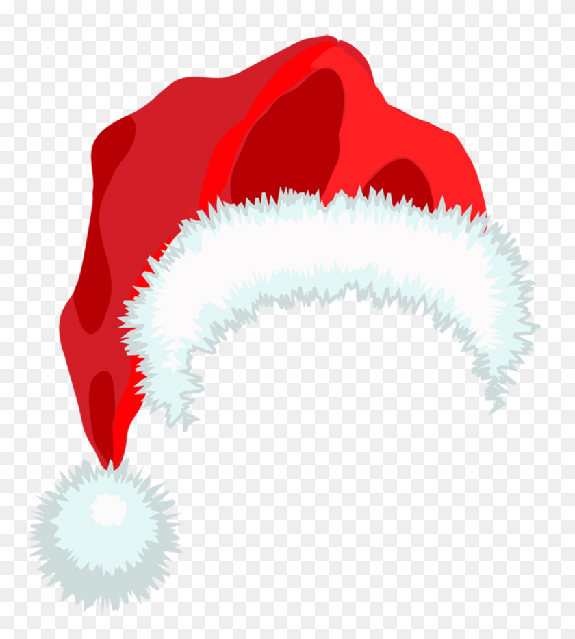 1000x1121 Christmas Santa Claus Hat Png Transparent Images - Xmas PNG