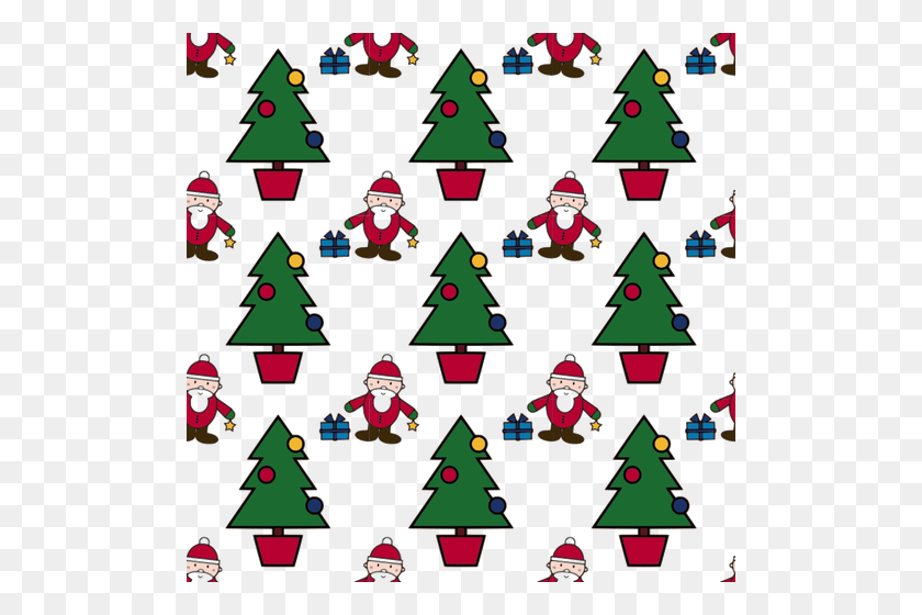 500x500 Christmas Scene Seamless Pattern - Free Clipart Nativity Scene