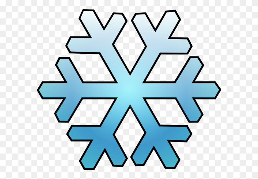 600x523 Christmas Snowflake Clipart Nice Clip Art - Christmas Snowflake Clipart