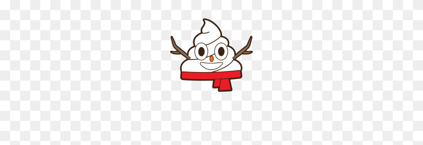 190x228 Christmas Snowman Poop Emoji Funny Winter Holiday - Poop Emoji PNG