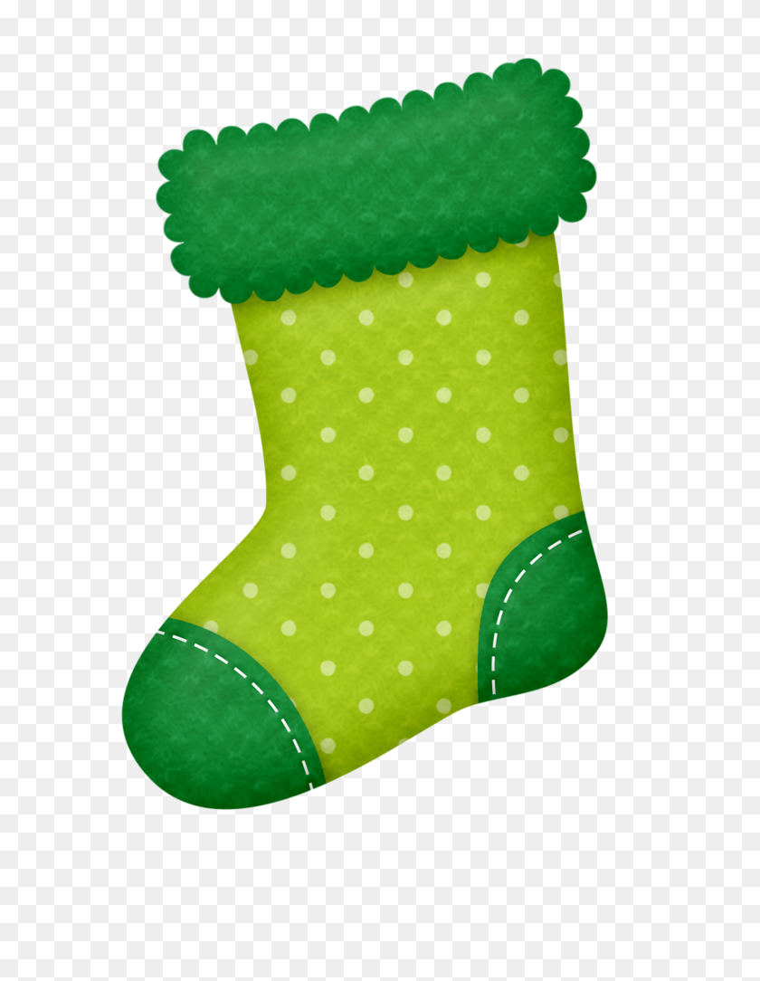 672x1024 Christmas Socks Clip Art - Socks Clipart