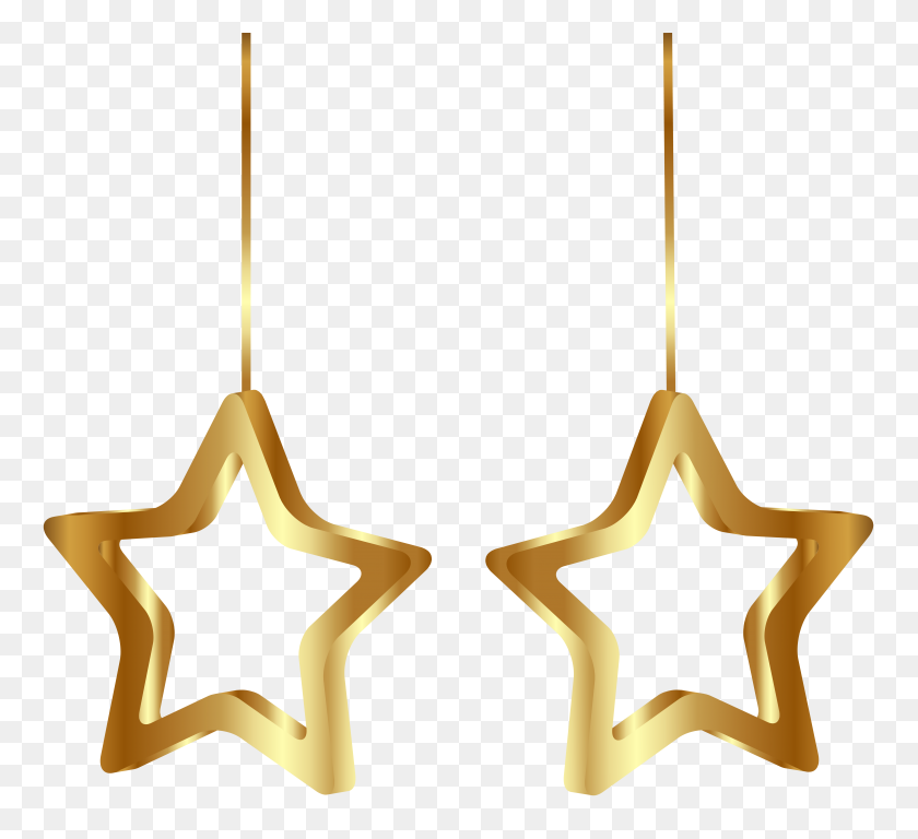 6339x5761 Christmas Star Ornaments Transparent Png Clipart Gallery - Star PNG