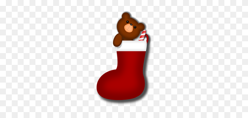 211x340 Christmas Stocking Clipart Free Clipart - Christmas Socks Clipart