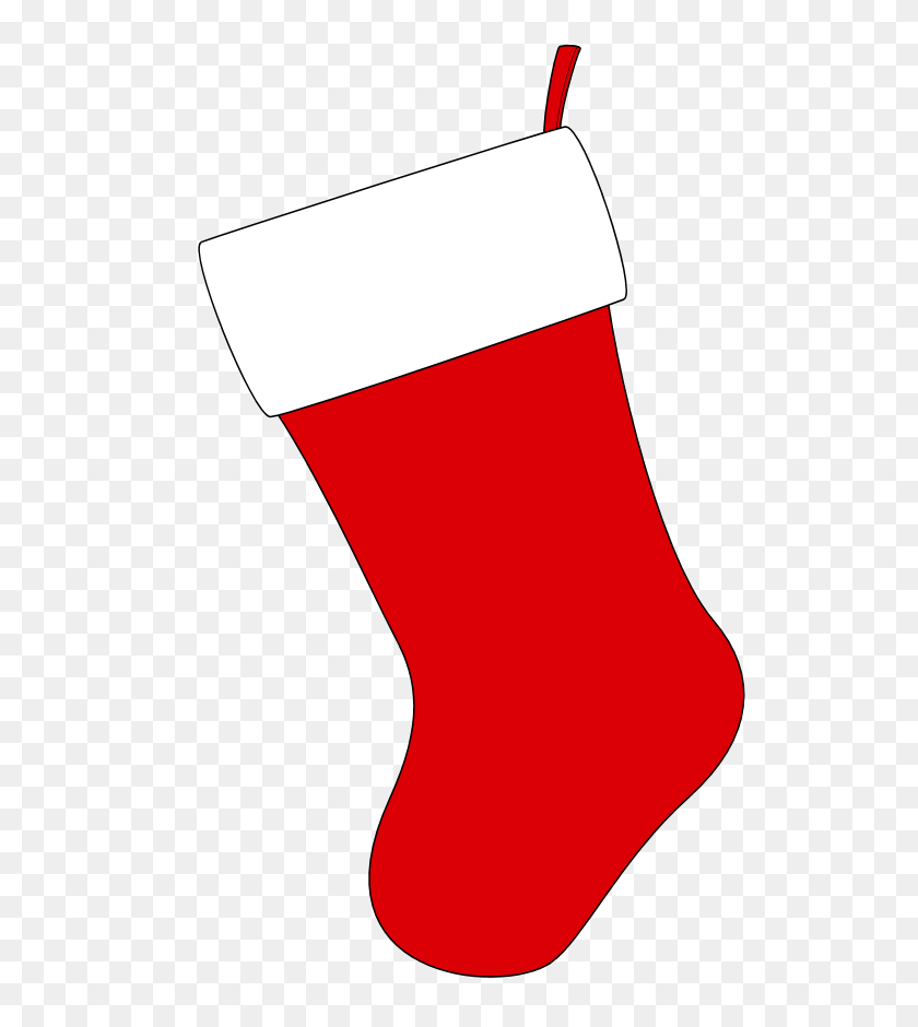 580x880 Christmas Stocking Clipart New Calendar Template Site - Christmas Socks Clipart