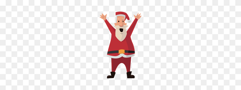 256x256 Christmas Stocking Hand Drawn Icon - Santa Stuck In Chimney Clipart