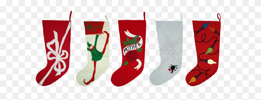 687x263 Christmas Stocking Png Clipart - Stocking PNG