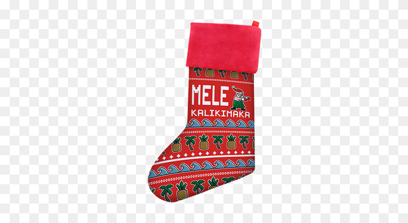 400x400 Christmas Stockings For Kids Mele Kalikimaka Hawaiian - Christmas Stocking PNG