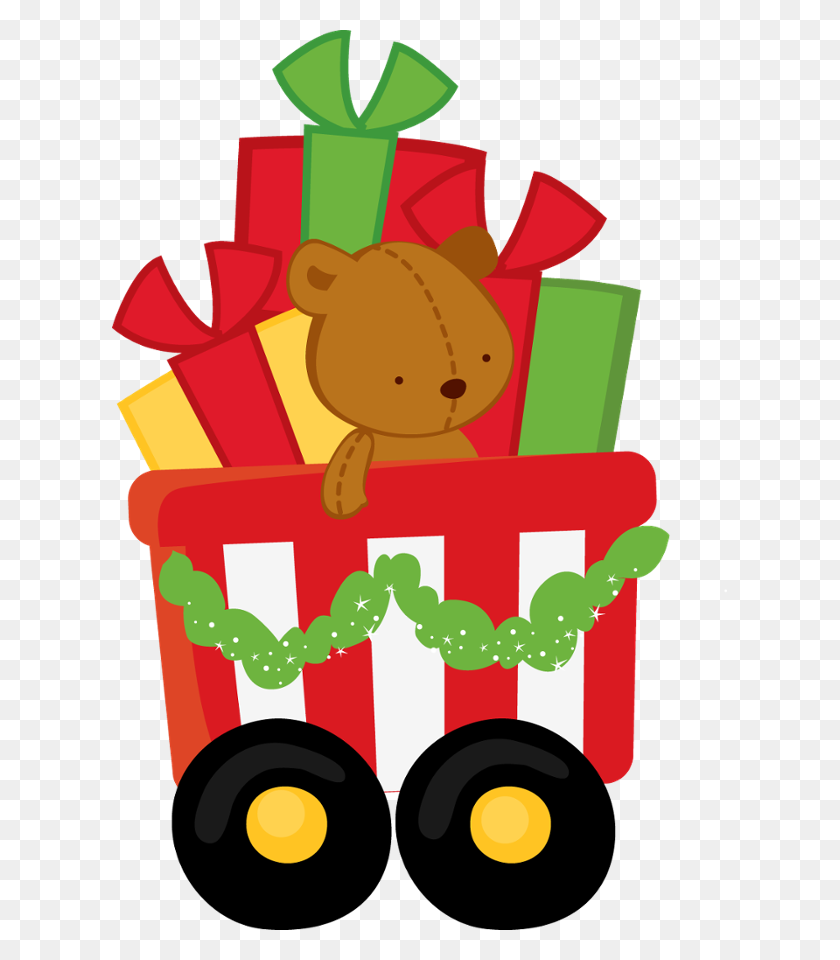 615x900 Imágenes Prediseñadas De Navidad Teddy Bear Clipart - Polar Express Train Clipart