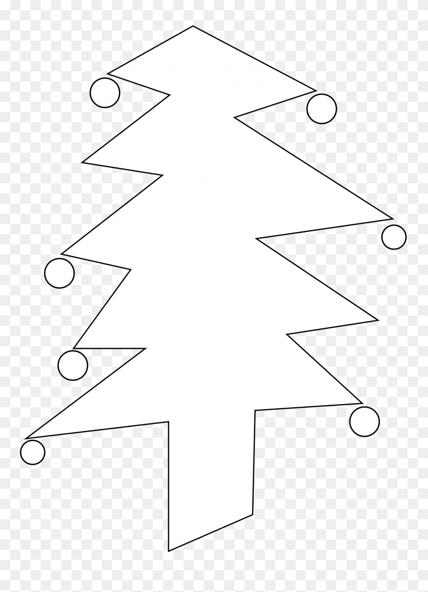 1979x2799 Christmas Tree Black And White Evergreen Trees Clipart Black - Evergreen Tree Clipart Black And White
