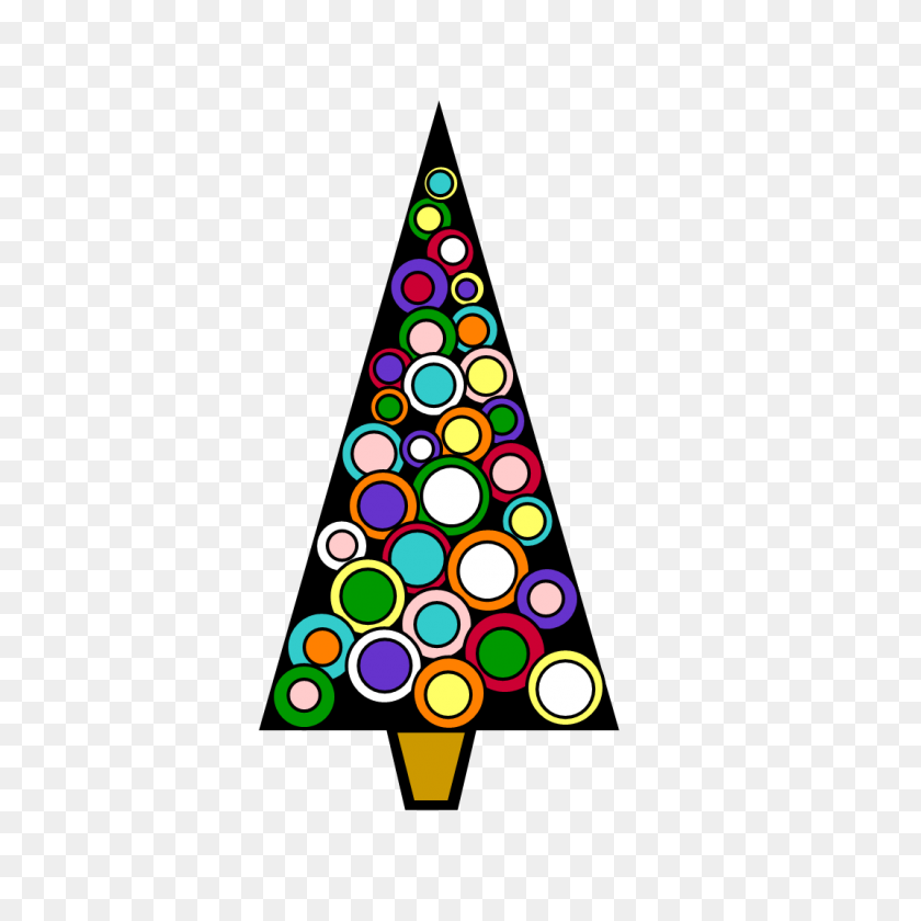 1072x1072 Christmas Tree Black And White Free Christmas Clip Art Black - Christmas Tree Clip Art Free