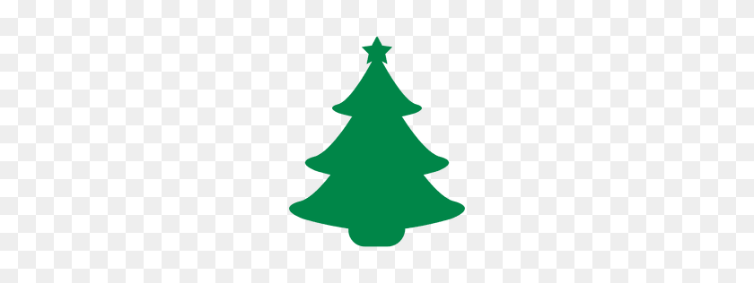 256x256 Árbol De Navidad Decoración De Dibujos Animados - Árbol De Navidad Png Transparente