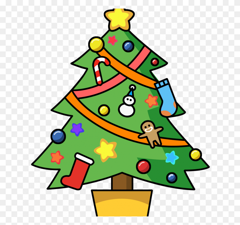 728x728 Christmas Tree Christmas Tree Images Clip Art Free Christmas - Christmas Food Clipart