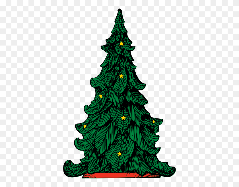 396x597 Christmas Tree Clip Art - Small Tree PNG