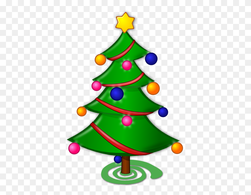 426x592 Christmas Tree Clip Art - Christmas Snowflake Clipart